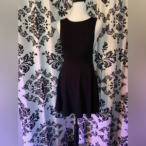 Black cotton skate dress